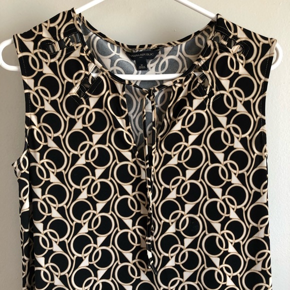 Banana Republic | Black & Gold Cocktail Dress 👗 - Picture 4 of 8